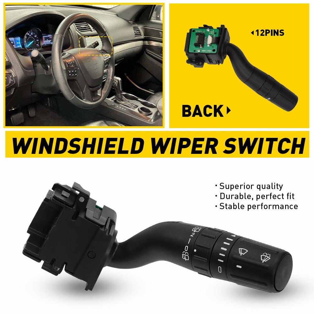 2011-2019 Ford Explorer & 2011-2015 Edge Windshield Wiper Switch Replacement