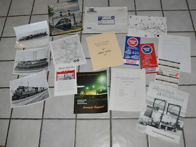 1960er Lot 8x10 Prospekte Fotos Texas & Pacific & Missouri Pacific Railroad 
