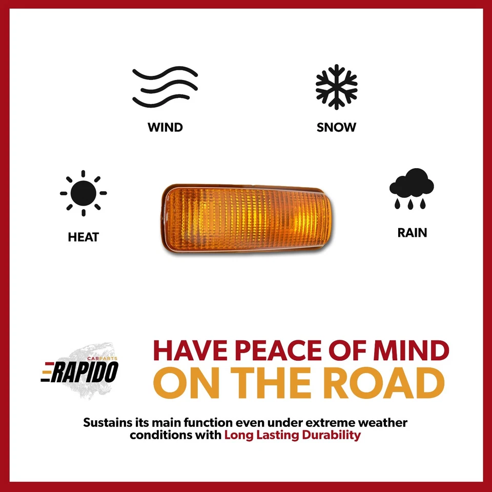 Turn Signal Light Driver or Passenger Side For 1994-1997 Mazda B2300 B3000 B4000 Foto 4 de 4