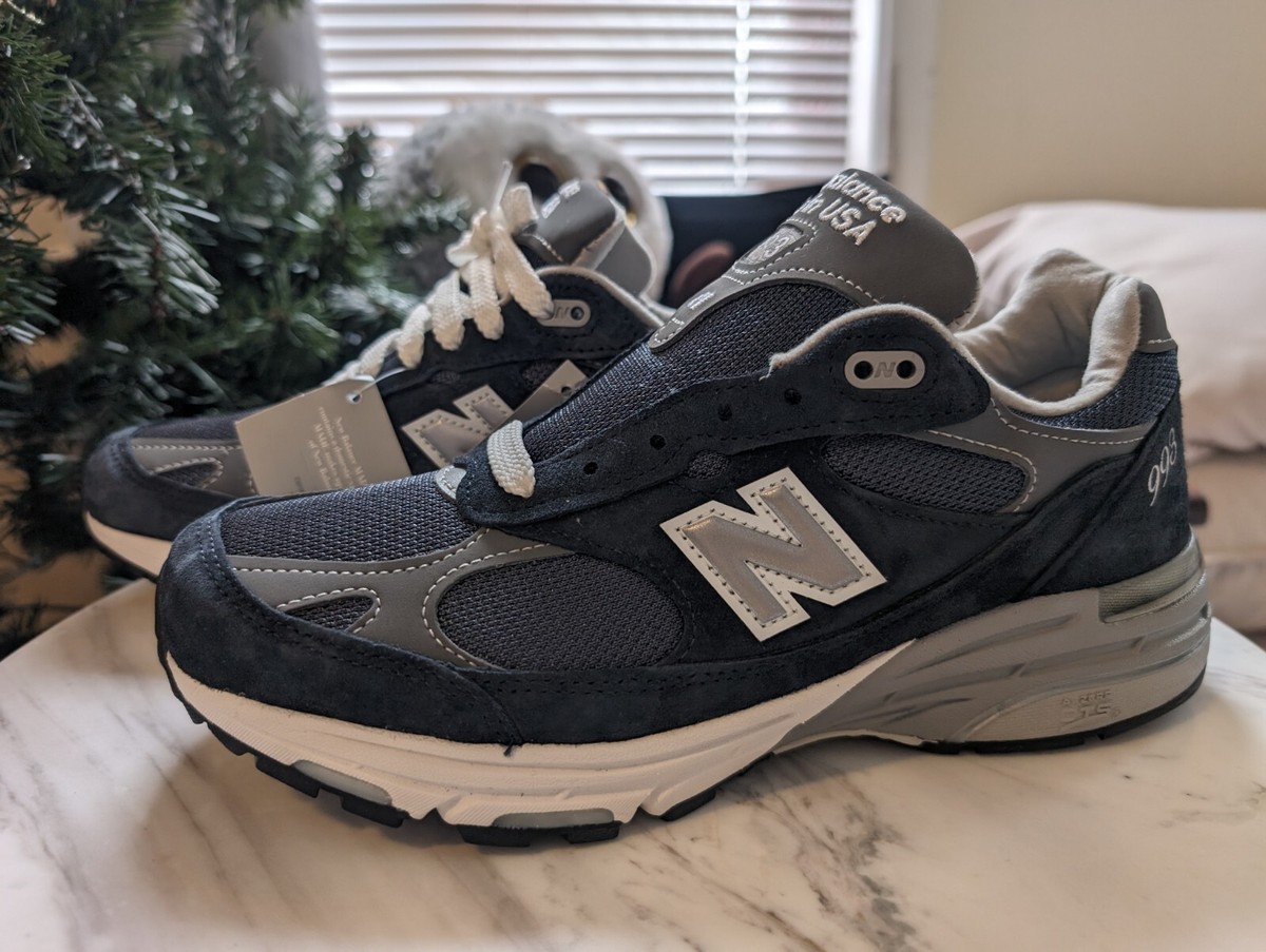 Rare!! New Balance 993 Kith Navy White MR993NV Size 7.5 2E (EU40.5