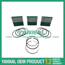 3X New K3D Piston Rings Set STD For Mitsubishi Truck Forklift engine parts