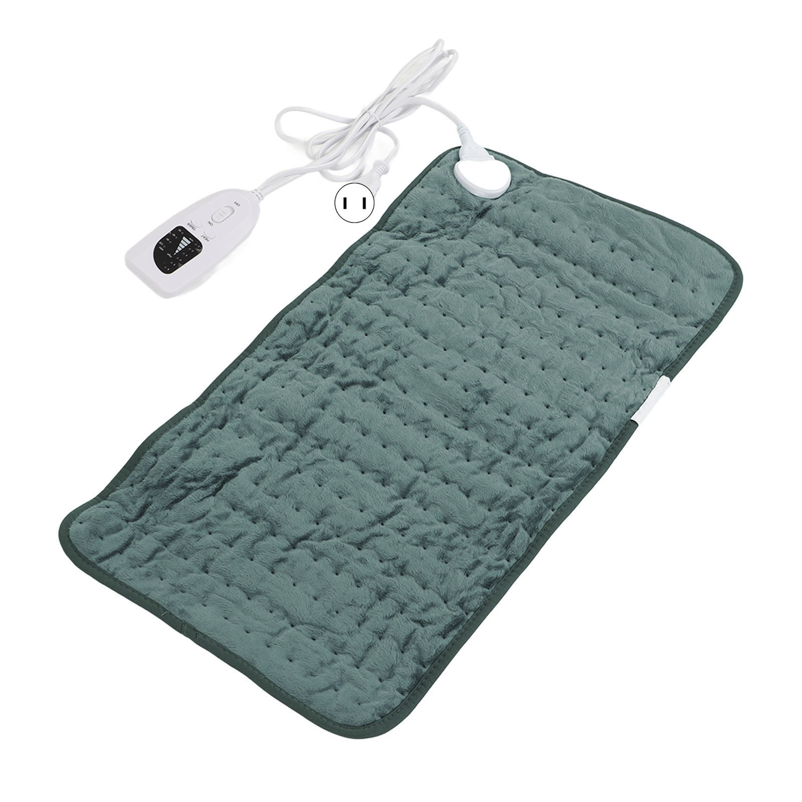 Back Electric Heating Pad 6 Levels Rapid Heating 60x30cm Plush Pad
