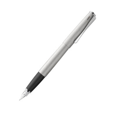 Lamy L65B Studio Broad Nib Brushed Stainless Steel Fountain Pen