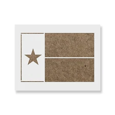 Texas State Flag Stencil - Durable & Reusable Mylar Stencils