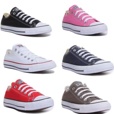 Converse 1J794 Ox All Star Core Lace Up Womens Sneakers In Charcoal US 5 - 11