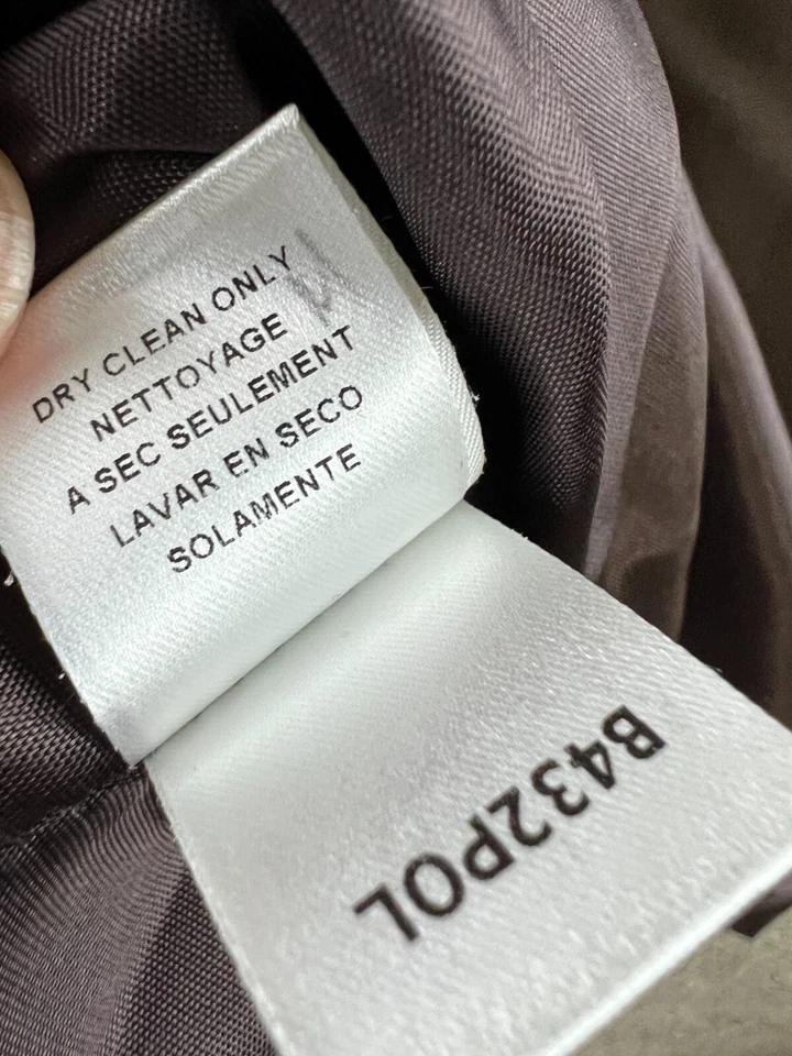 BCBGMaxazria Marrón Falda de Carrera Recta Mezcla de Lana Acampanada Forrada en la Espalda Para Mujer 0 Foto 4 de 4