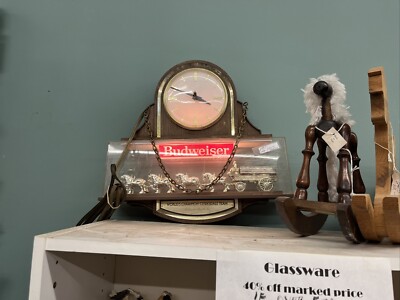 Budweiser スノーボード インテリア 90年代レトロ ヴィンテージ Rare Vintage Budweiser World's Champion Clydesdale Team Lighted