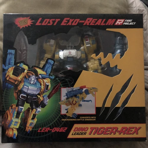 Transformers TFCon Exclusive Fans Project Lost Exo Realm Tiger-Rex
