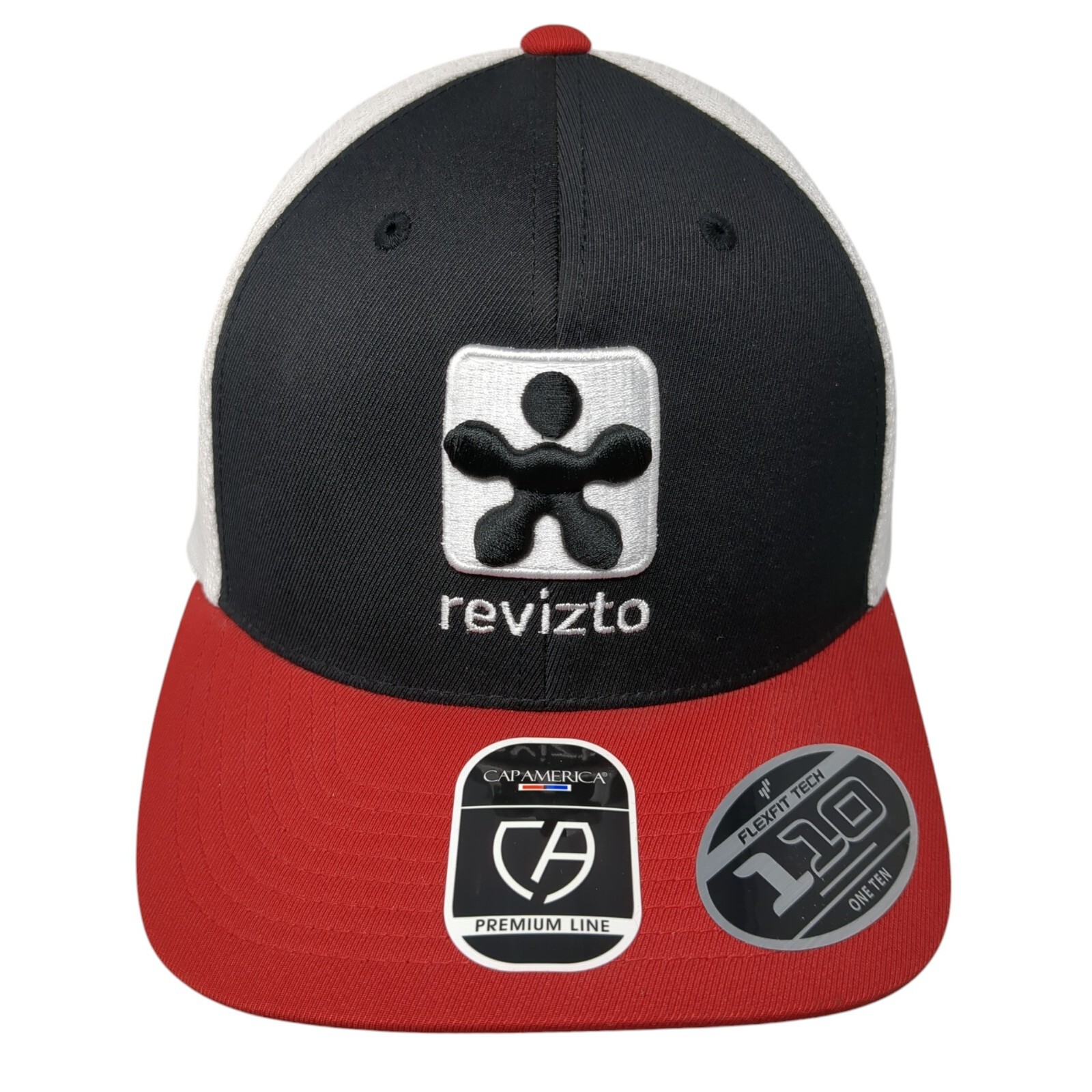 Revizto Snapback Trucker Hat Multicolor One Size Mesh Back Cap America