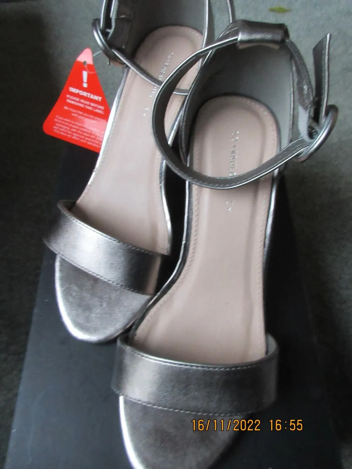 APL Sandali con cinturino oro così favolosi nuovi taglia 4