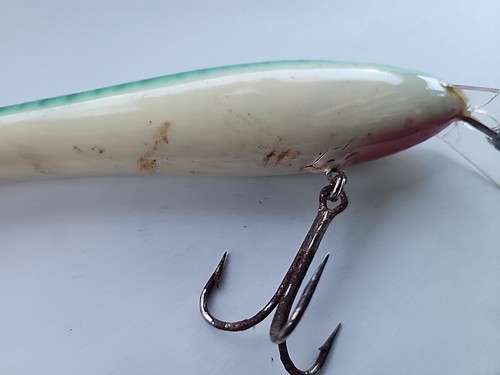 Muskie Lure Diving (Early Bagley ?) Northern Pike Muskie Tackle 7.25" Long - Picture 15 of 16
