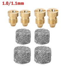 Universal Brass Thread Foam Cannon Orifice Nozzle Tips+Maker For Snow Foam Lance