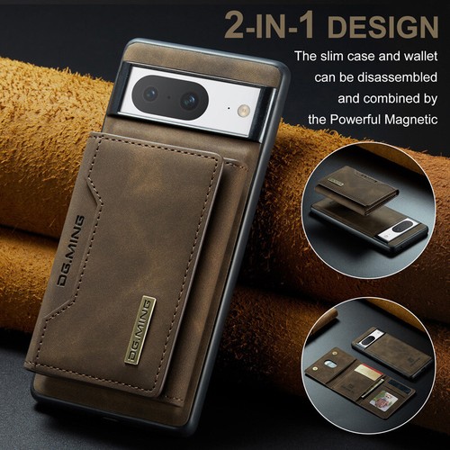 Custodia in pelle rimovibile portafoglio carte per Google Pixel 7A/8A/9A/7/8/9 Pro XL - Foto 4 di 57