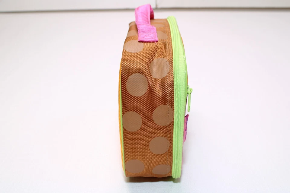 Lancheira infantil rosa Stephen Joseph coruja flores - Imagem 4 de 4