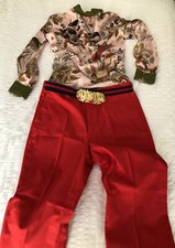 Fabulous Vintage NOS Red Farah Men  s Women  s Slacks Pants Inseam 30  Waist 34  