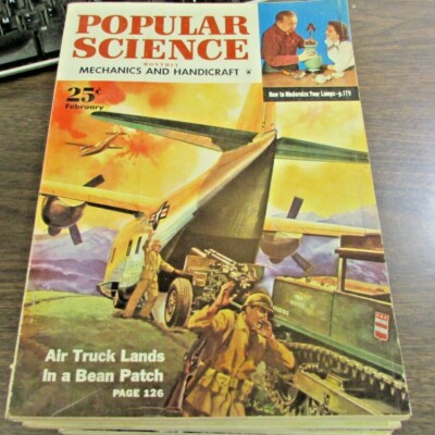 POPULAR SCIENCE MAGAZINE - FEB 1952 - MODERNIZE YOUR LAMPS - VERY GOOD