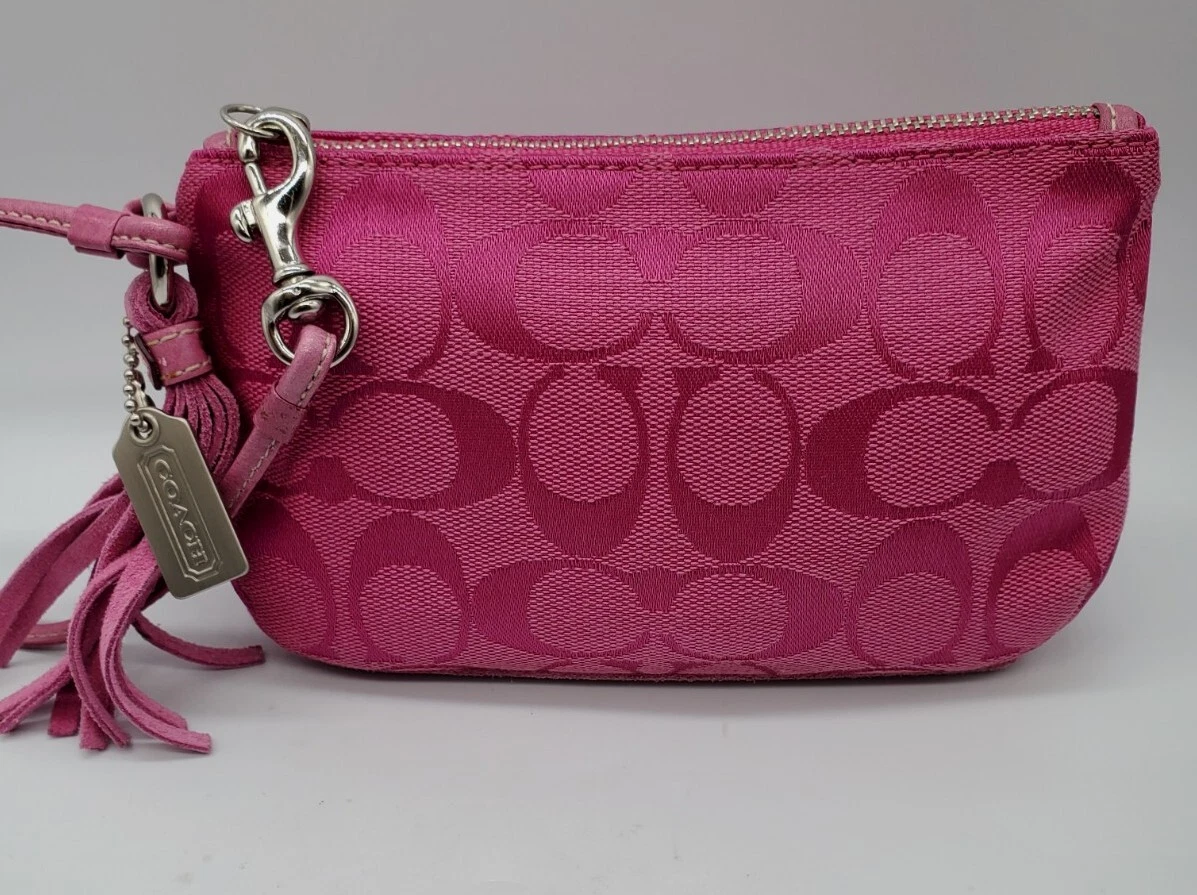 vintage pink coach purse