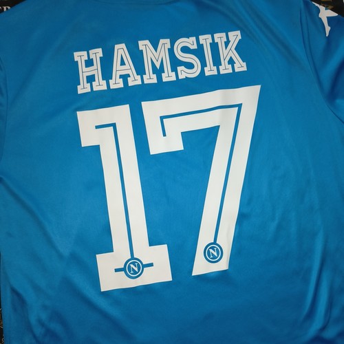 Napoli Home Football Shirt Jersey 2015 2016 Kappa Marek Hamsik Size XL - Picture 7 of 12