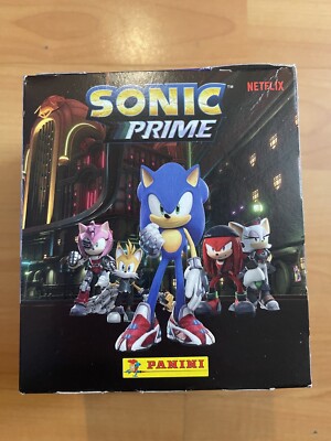 Panini Sega Netflix Sonic Prime Sticker Packets. Full Box 36 Päckchen