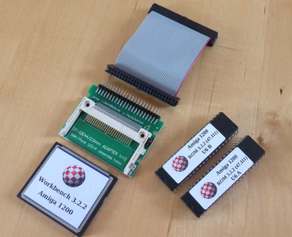 AMIGA 1200 . Workbench 3.2.2 + WHDLoad ( 3GB Spiele und Programe ) + Kickstart - Bild 2 von 4