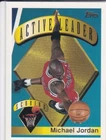 MICHAEL JORDAN 1995 Topps Basketball Card Chicago Bulls SCORING ACTIVE LEADER