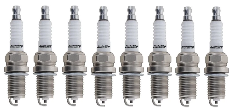 8 X BUJÍA DOBLE PLATINO PARA LAND ROVER RANGE ROVER P38 48D 4.6 V8 2/99 ENCENDIDO Foto 2 de 2