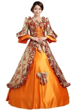 Victorian Ball Gown Exquisite Handcrafted Marie Antoinette Inspired Court Dress