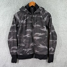 Athleta Hoodie Womens Small Camo Triumph Full Zip Athetic Jacket Sweatshirt