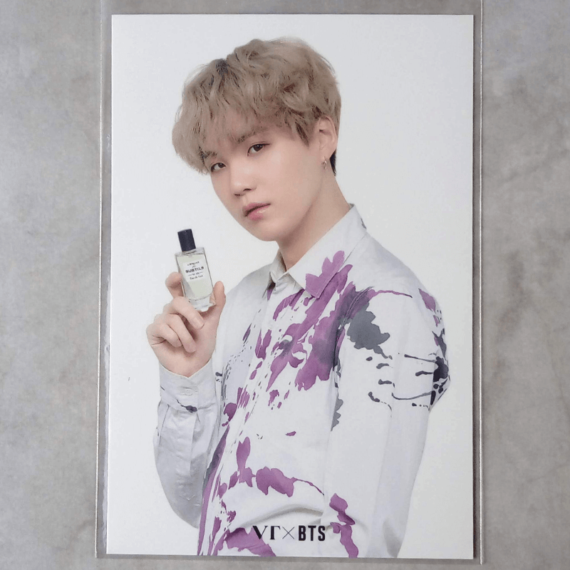SUGA yoongi ユンギ　香水　D's scent センイル　本国　トレカ BTS X VT Cosmetics Perfume Official Limited Photo Card - Suga