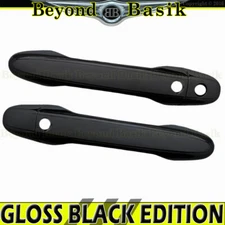 2012 2013 2014 2015 Honda Civic 2dr GLOSS BLACK Door Handle Covers W/2 SMART KH
