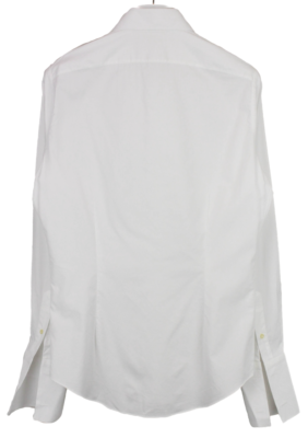 extra slim fit dress shirt white The Black Tux Cotton Dress Shirt-Extra Slim In White