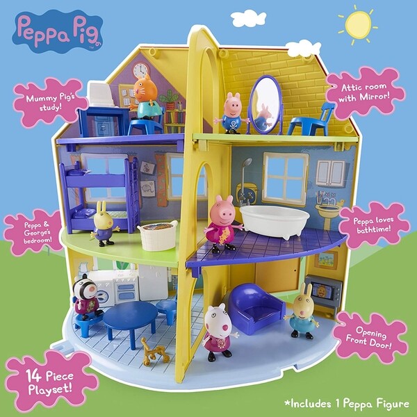 peppa pig family home playset