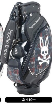 PSYCHO BUNNY Golf Men's Caddy Bag EXCLUSIVE 9 x 46 inch 4.3kg