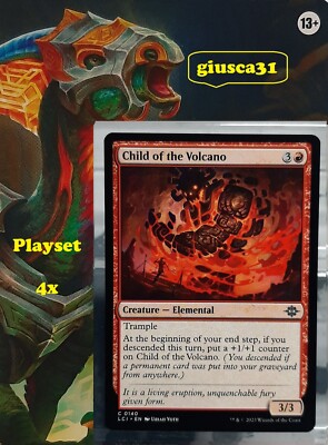 Magic Playset - 4x Child of the Volcano - Common - The Lost Caverns of Ixalan NM