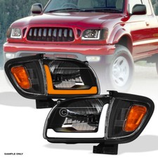 Switchback Sequential For 2001-2004 Tacoma Blk Headlightscorner Lamp Wled Tube