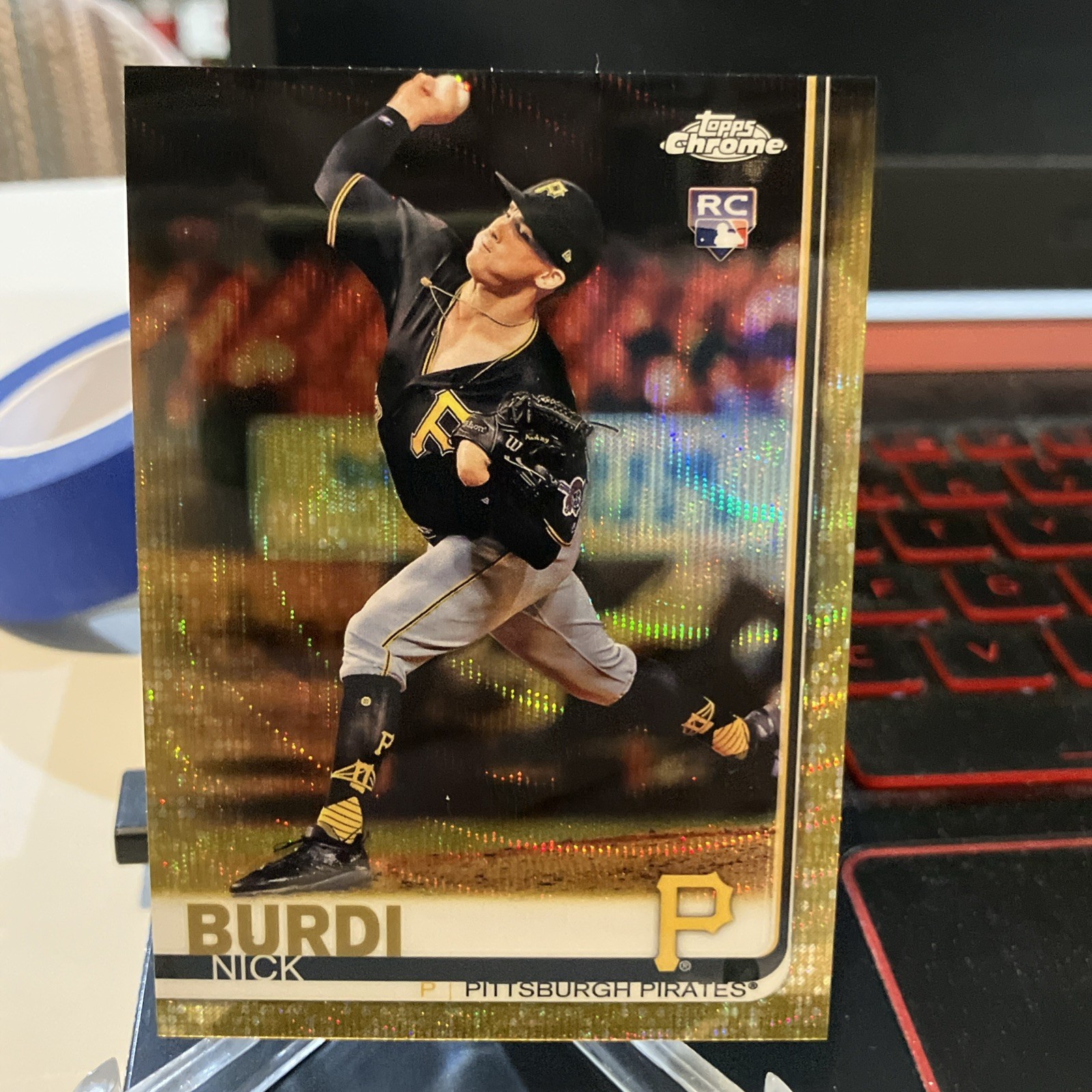 2019 Topps Chrome Gold wave Refractor /50 Nick Burdi #126 Rookie RC