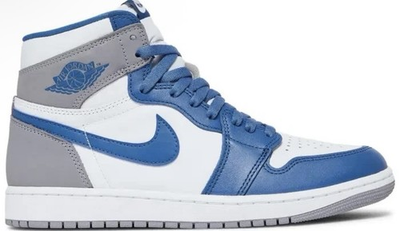 #ad #ad Nike Men#x27;s Retro OG High True Blue Grey Air Jordan 1 Mid Size 9.5 Brand New $114.99