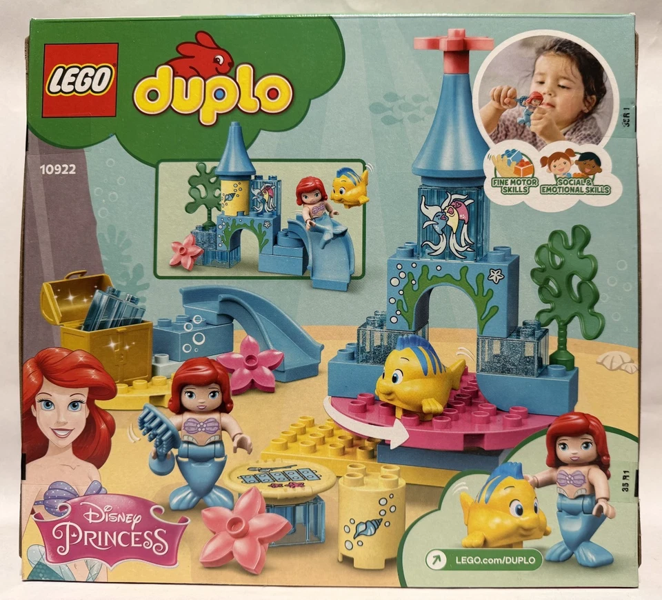 Lego Disney Princess Duplo 10922 Arielles Unterwasserschloss Neu in versiegelter Verpackung Die kleine Meerjungfrau - Bild 2 von 2