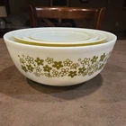 Pyrex Spring Blossom 4 pc mixing bowls