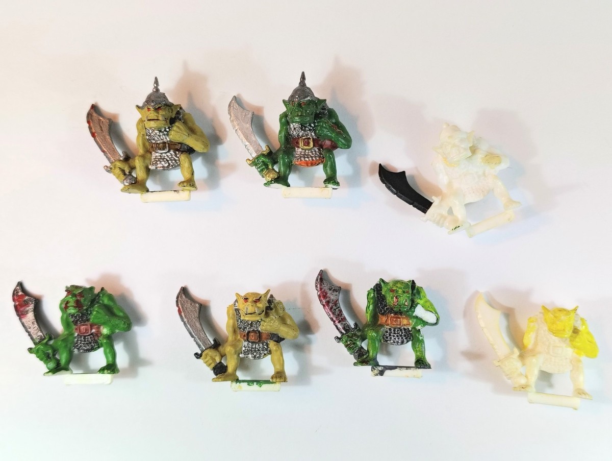 Warhammer – Régiment De Guerriers Orques, Vintage Games Workshop, Métal