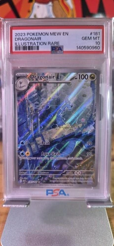 Dragonair  Illustration Rare 181/165 Scarlet & Violet 151 Holo PSA 10 Pokemon