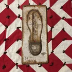 Vintage Bilt Rite Shoe Advertising Thermometer As Is Pressed Tin Workwear Sign