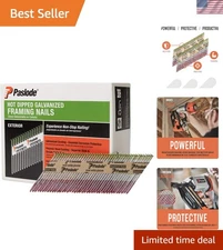 High-Performance Hot Dipped Galvanized Nails - 3 Inch x .120 Gauge - 2,000 Pack