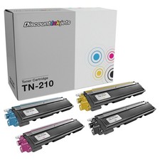 4PK BLACK COLOR for Brother TN-210 TN210 Toner Cartridge HL-3040 HL-3070 DCP9010