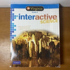 Pearson Interactive Science, Grade 6, Virginia Paperback Textbook Curriculum