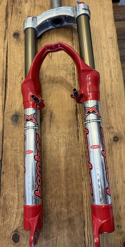 Marzocchi Bomber Z1 MCR Suspension Fork 200mm Steerer 1-1/8" 26" Canti Disc 2001