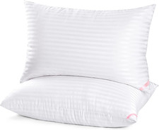 Hotel Collection Bed Pillows for Sleeping 2 Pack Queen Size  Pillows for Side and