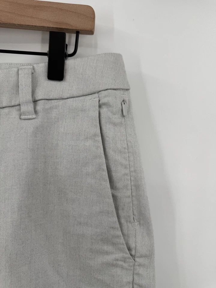 Pantalones Cortos Lululemon Para Hombre 32 Gris Comisión Clásicos Algodón Rápido Golf 7” Entrepierna Foto 3 de 4