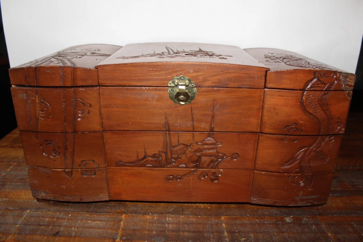 Wooden Vintage Original Antique Chinese Boxes for sale | eBay