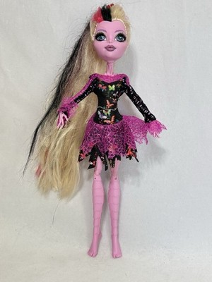 2013 Monster High Bonita Femur Freaky Fusion Doll Hybrid Skeleton Moth NO WINGS